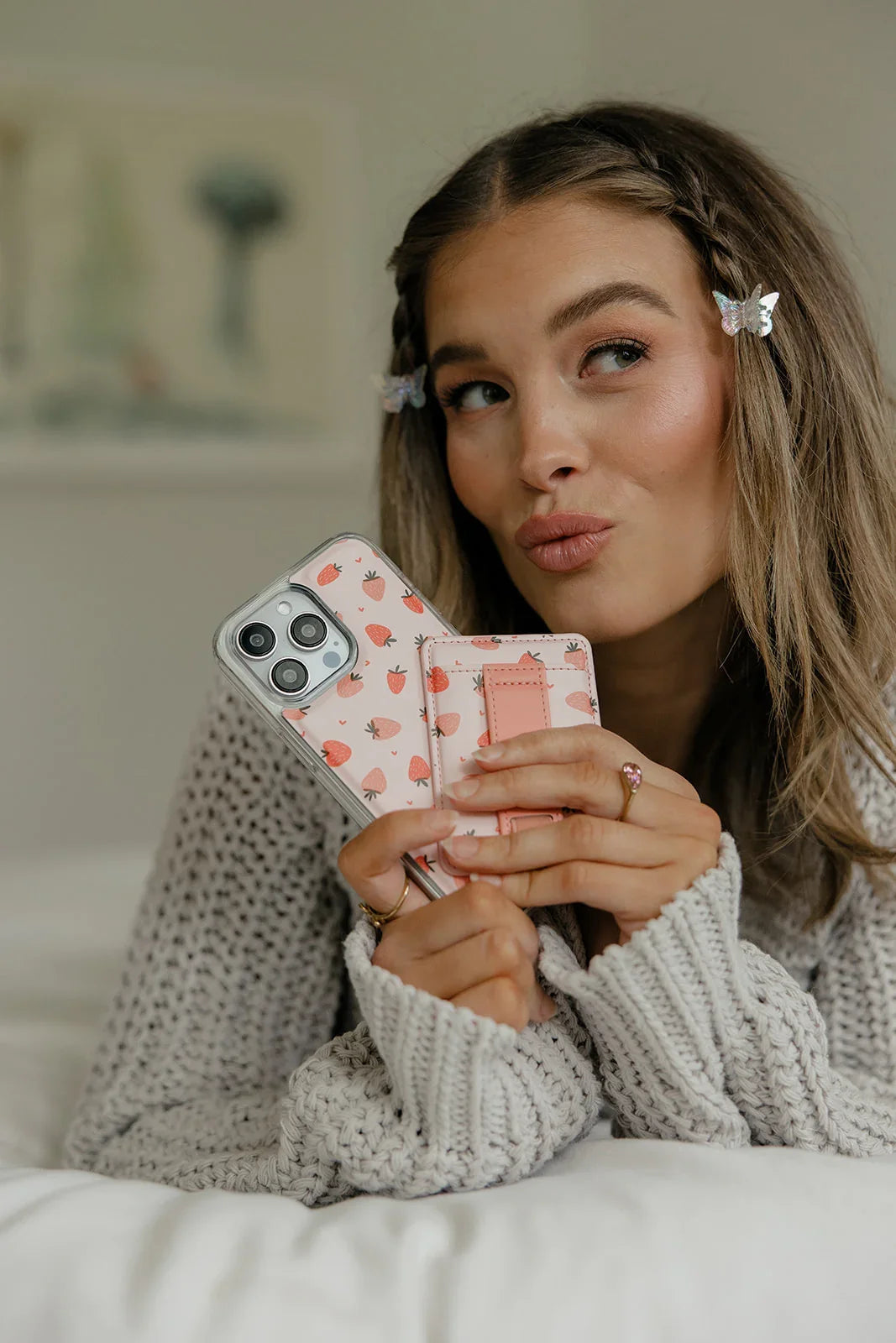 Berry Bliss Magnetic Case and Wallet