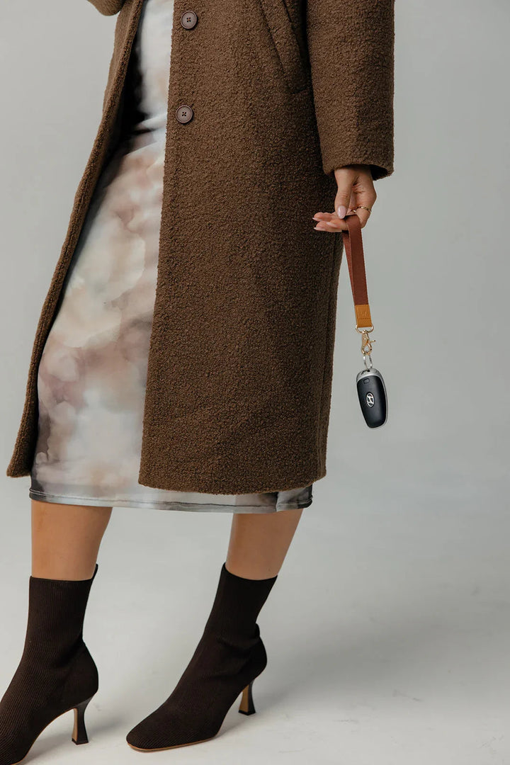 Crimson Bloom Wrist Lanyard