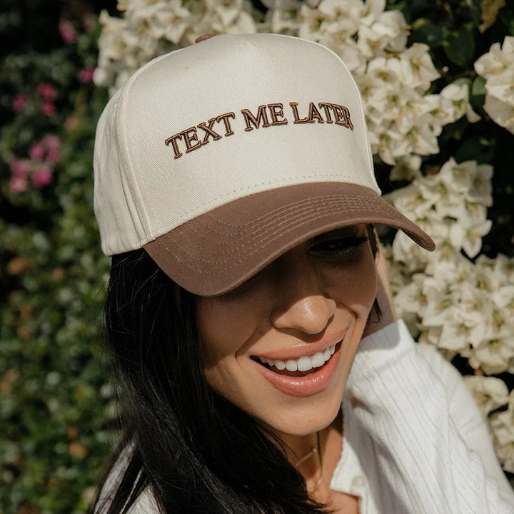 Text Me Later Hat