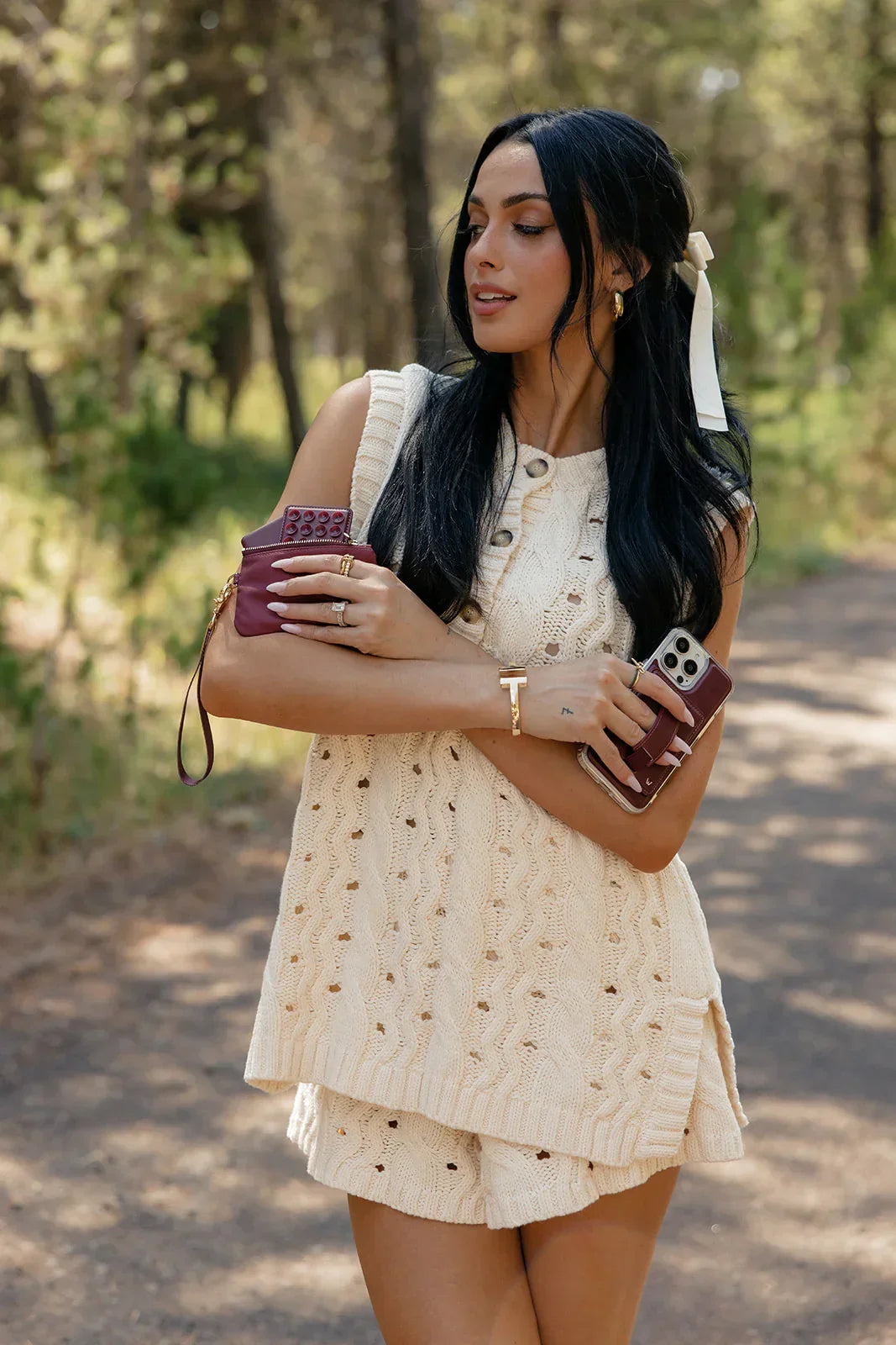 Merlot Truffle Wrist Lanyard