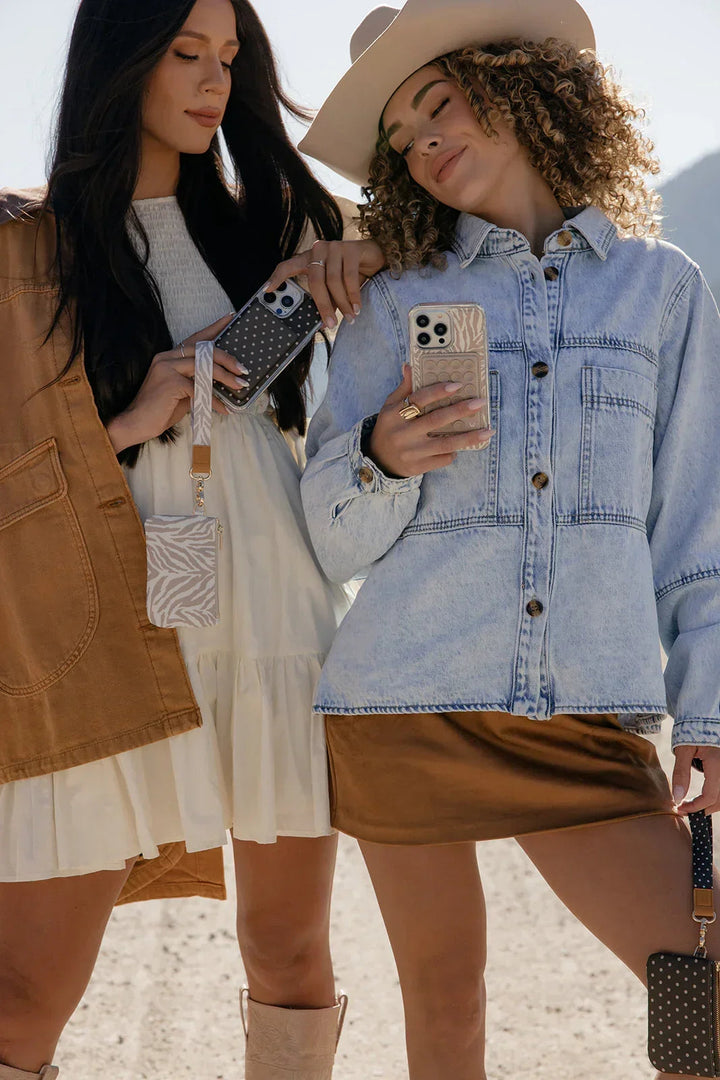 Safari Stripes Zipper Pouch