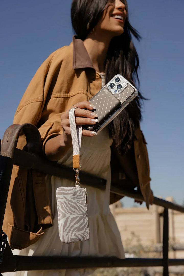 Safari Stripes Zipper Pouch