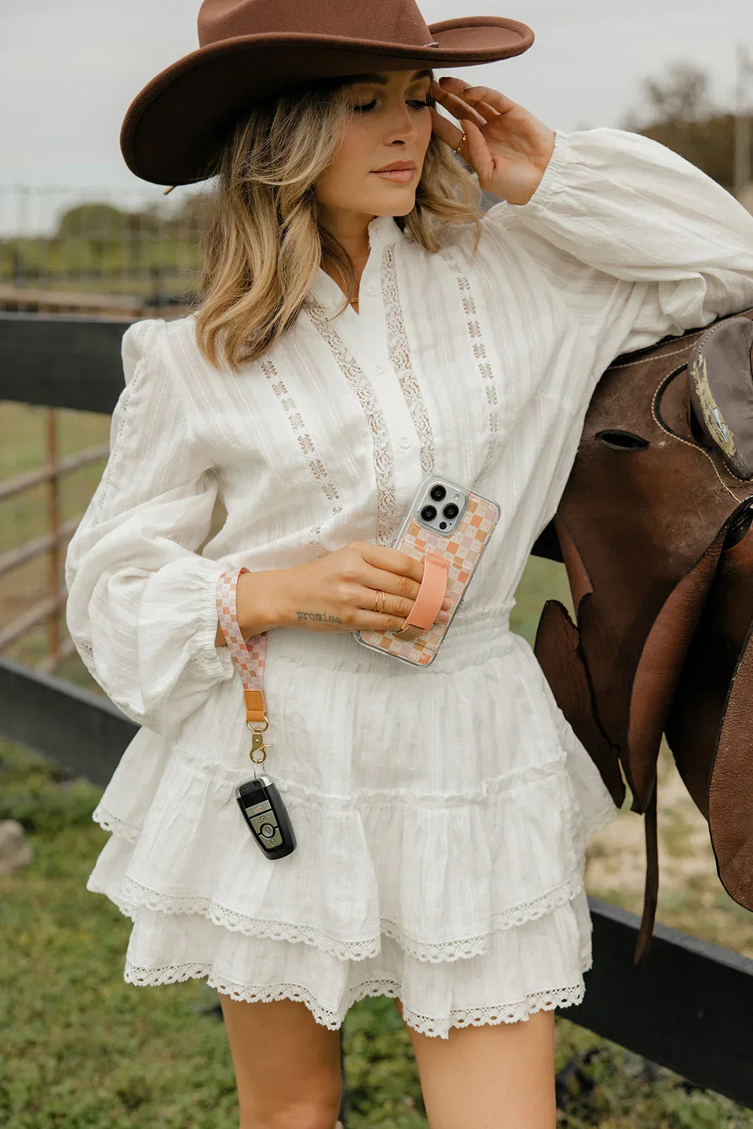 Golden Grace Wrist Lanyard