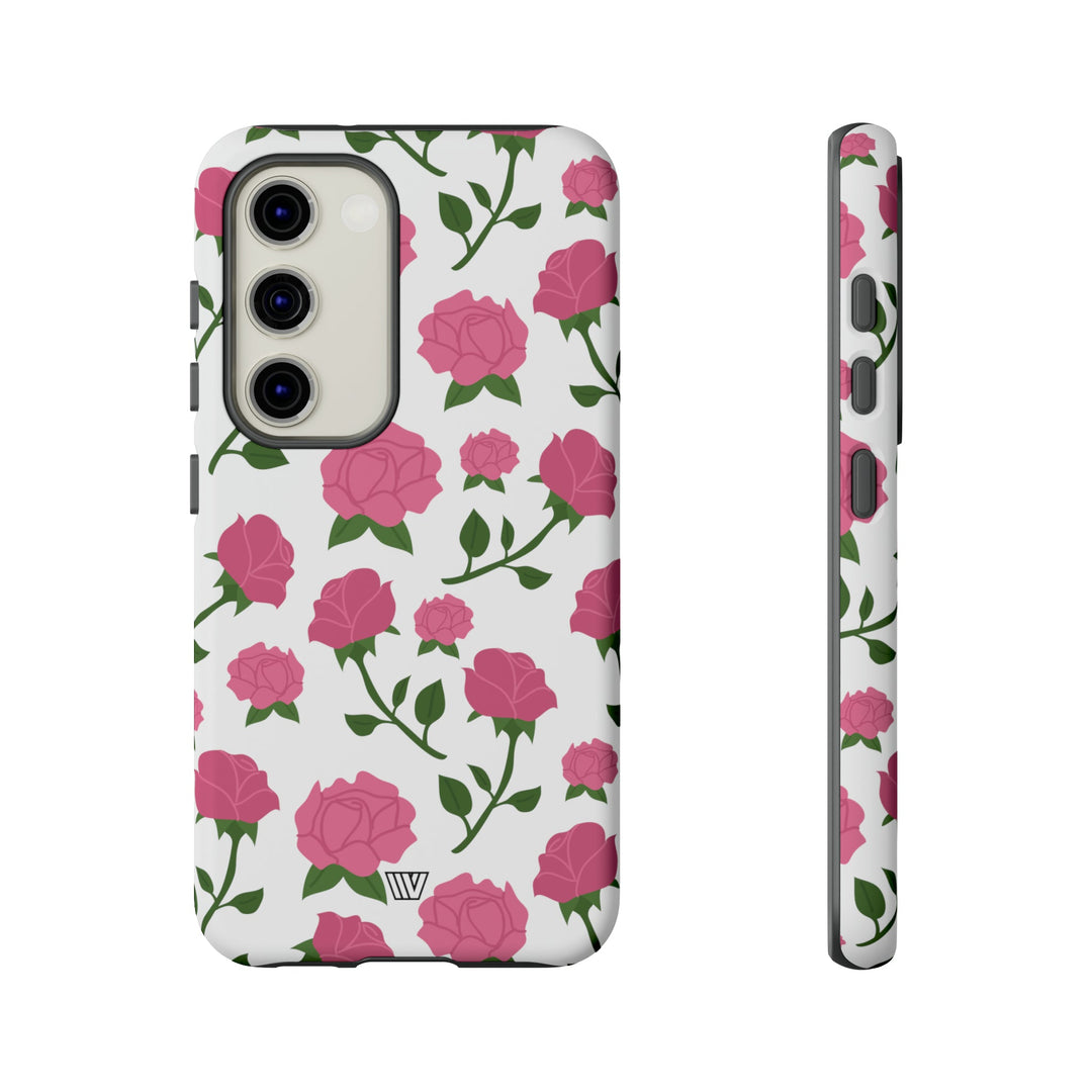 PINK ROSES | Tough Phone Case