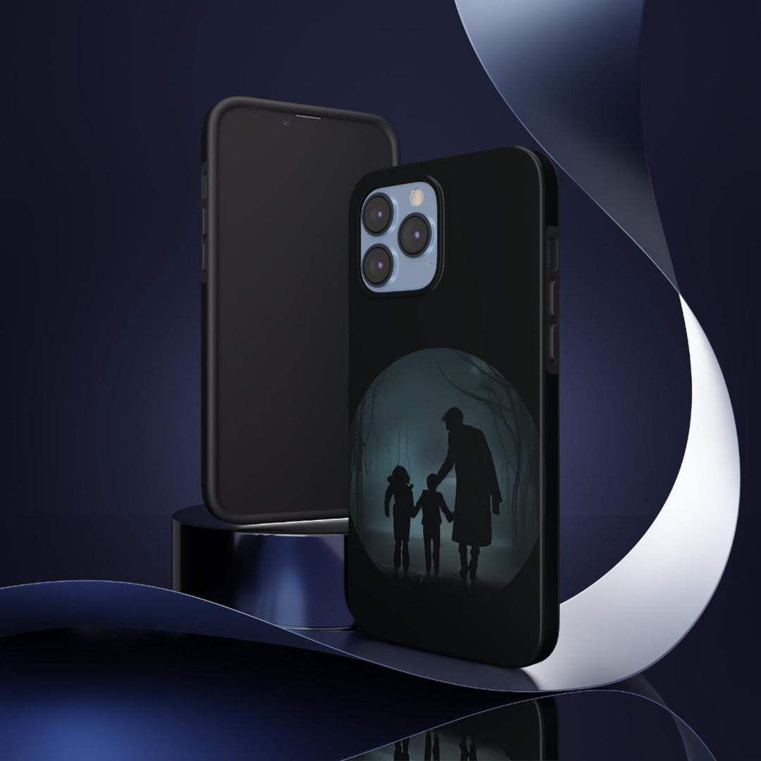 Father & Kids Silhouette Tough Case - DOKUTRONIX