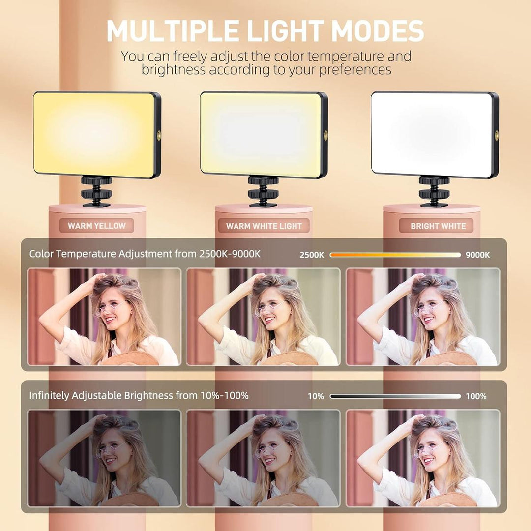 GlowClip 120: Rechargeable Selfie Light - DOKUTRONIX