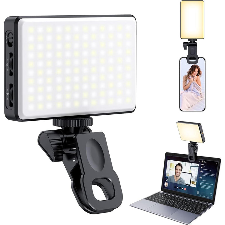 GlowClip 120: Rechargeable Selfie Light - DOKUTRONIX