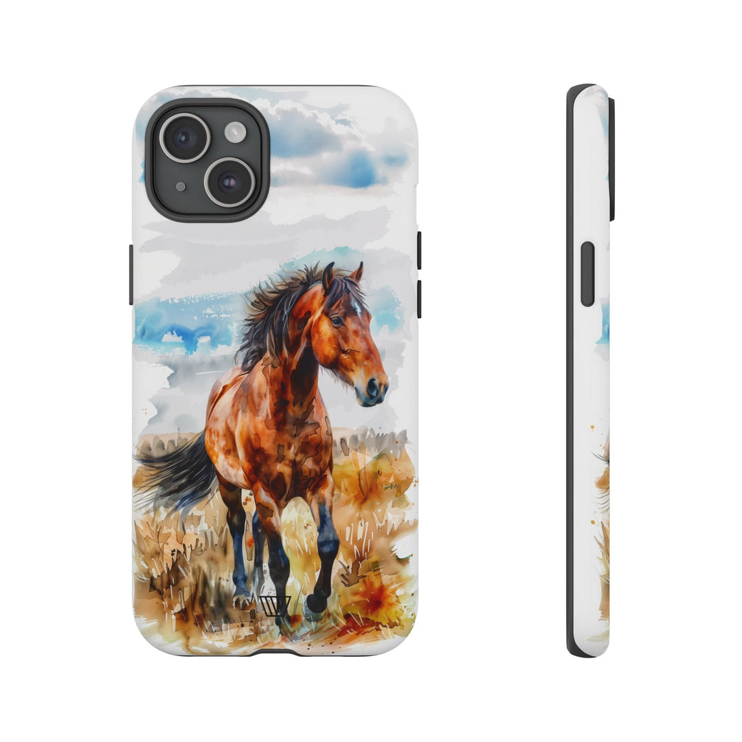 WATERCOLOR HORSE | Tough Phone Case