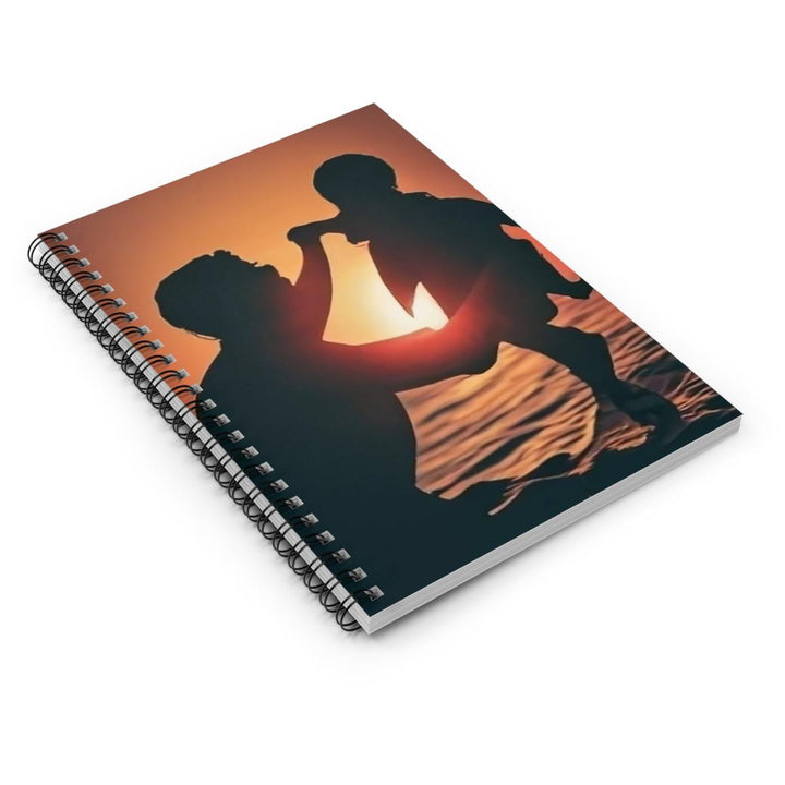 Sunset Spiral Notebook - Ruled Line - DOKUTRONIX