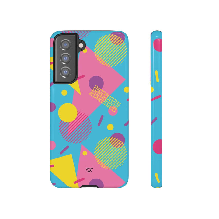 80s / 90s RETRO PATTERN LIGHT BLUE | Tough Phone Case