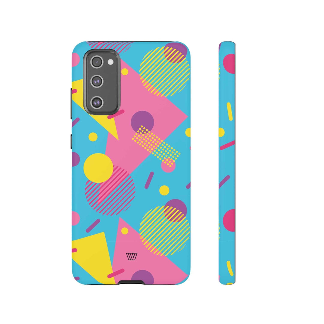 80s / 90s RETRO PATTERN LIGHT BLUE | Tough Phone Case