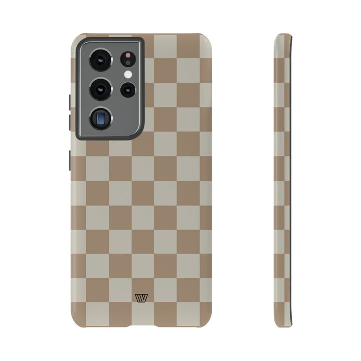 NEUTRAL CHECKERBOARD | Tough Phone Case