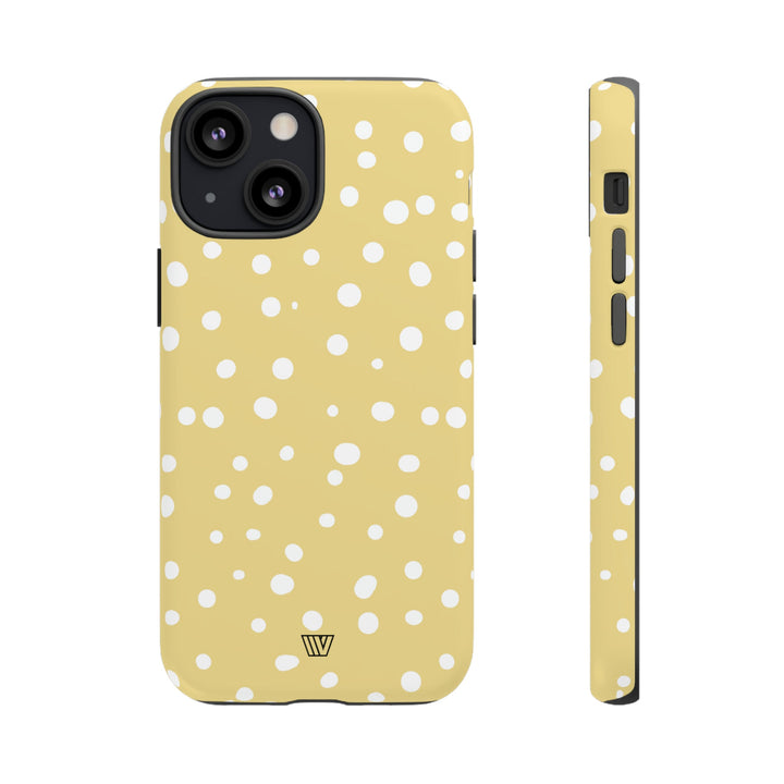 MUTED YELLOW DOTS | Tough Phone Case