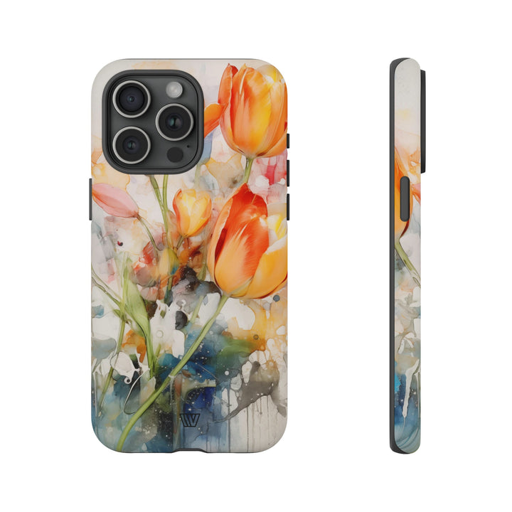 WATERCOLOR TULIPS | Tough Phone Case
