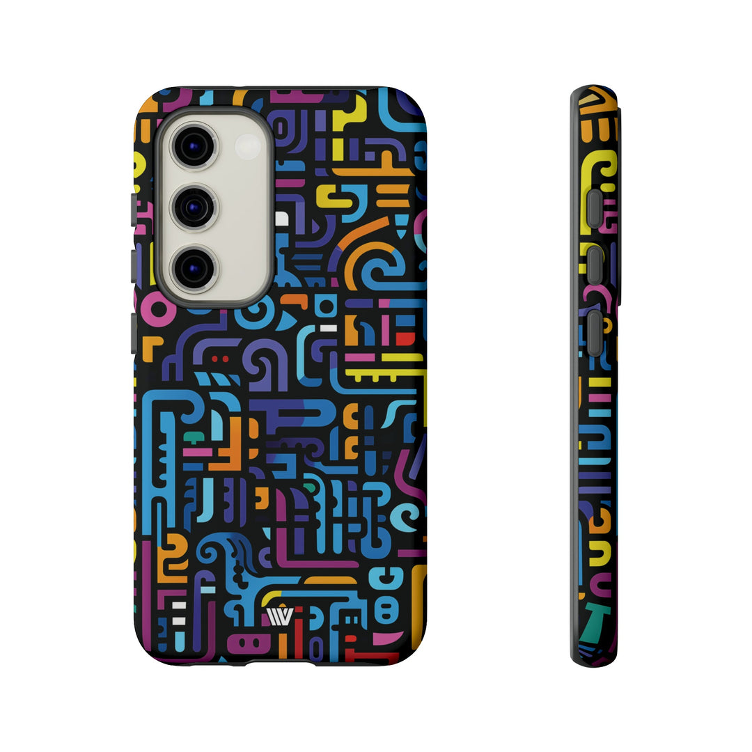 NEON GLYPHS | Tough Phone Case