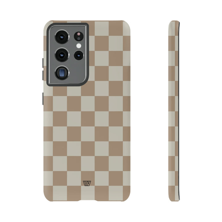 NEUTRAL CHECKERBOARD | Tough Phone Case
