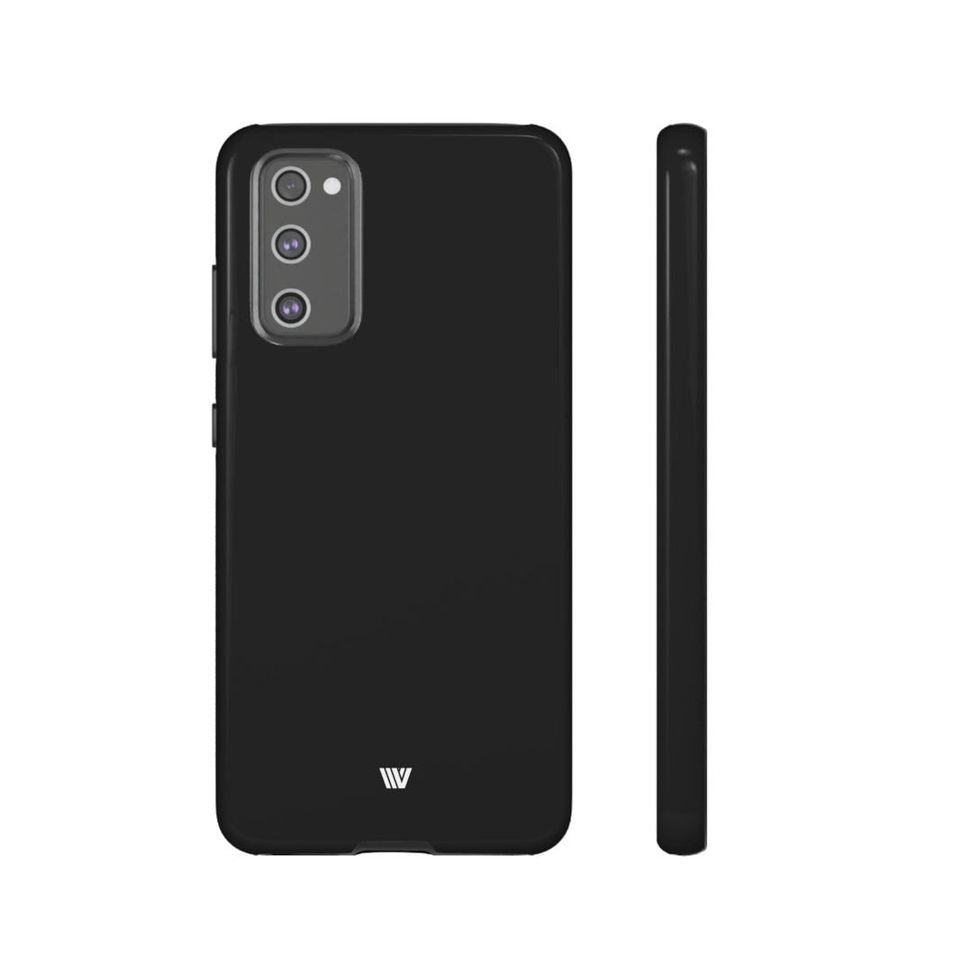 JET BLACK | Tough Phone Case
