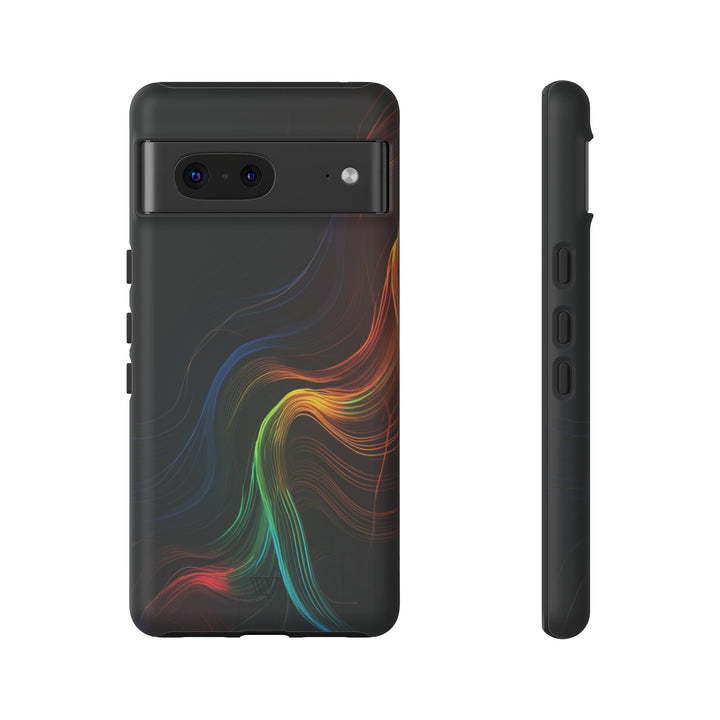 COLORFUL ABSTRACT LINES | Tough Phone Case