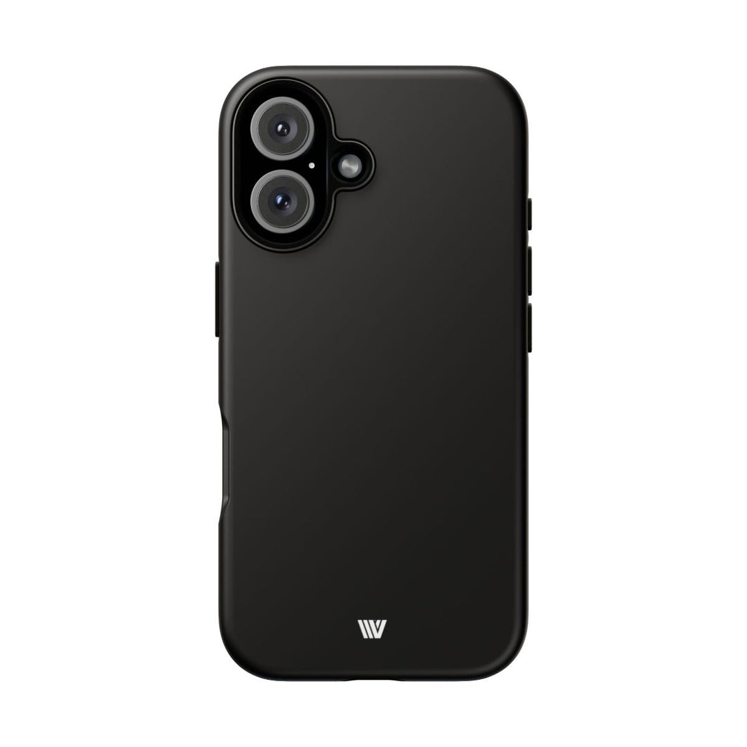 JET BLACK | Tough Phone Case
