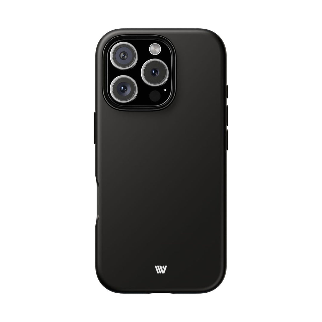 JET BLACK | Tough Phone Case