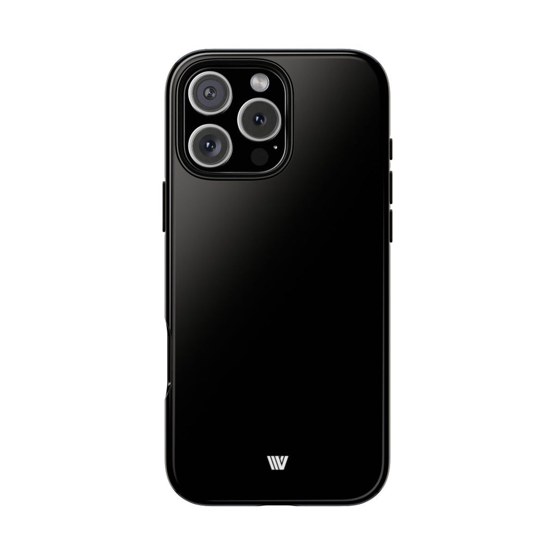 JET BLACK | Tough Phone Case