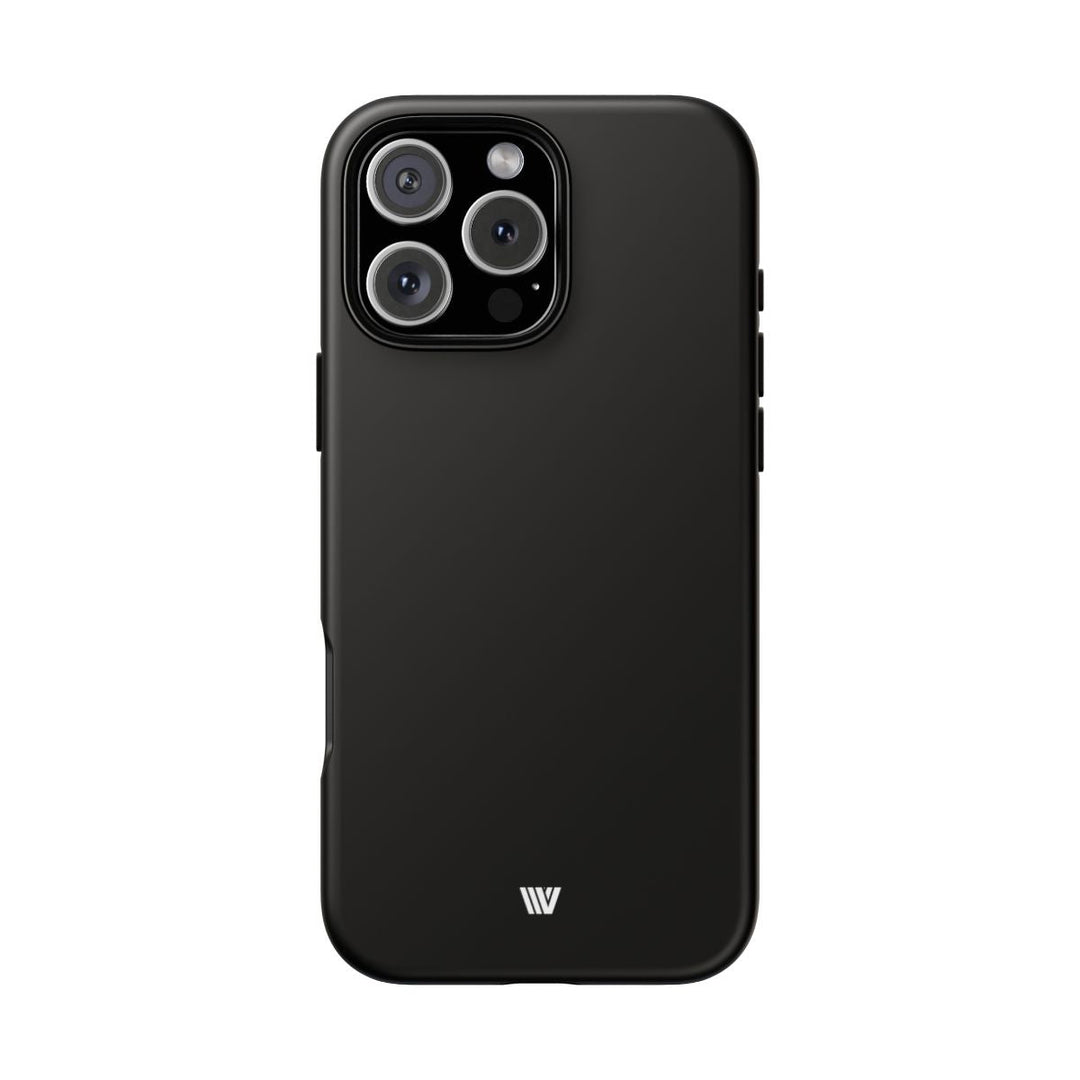 JET BLACK | Tough Phone Case