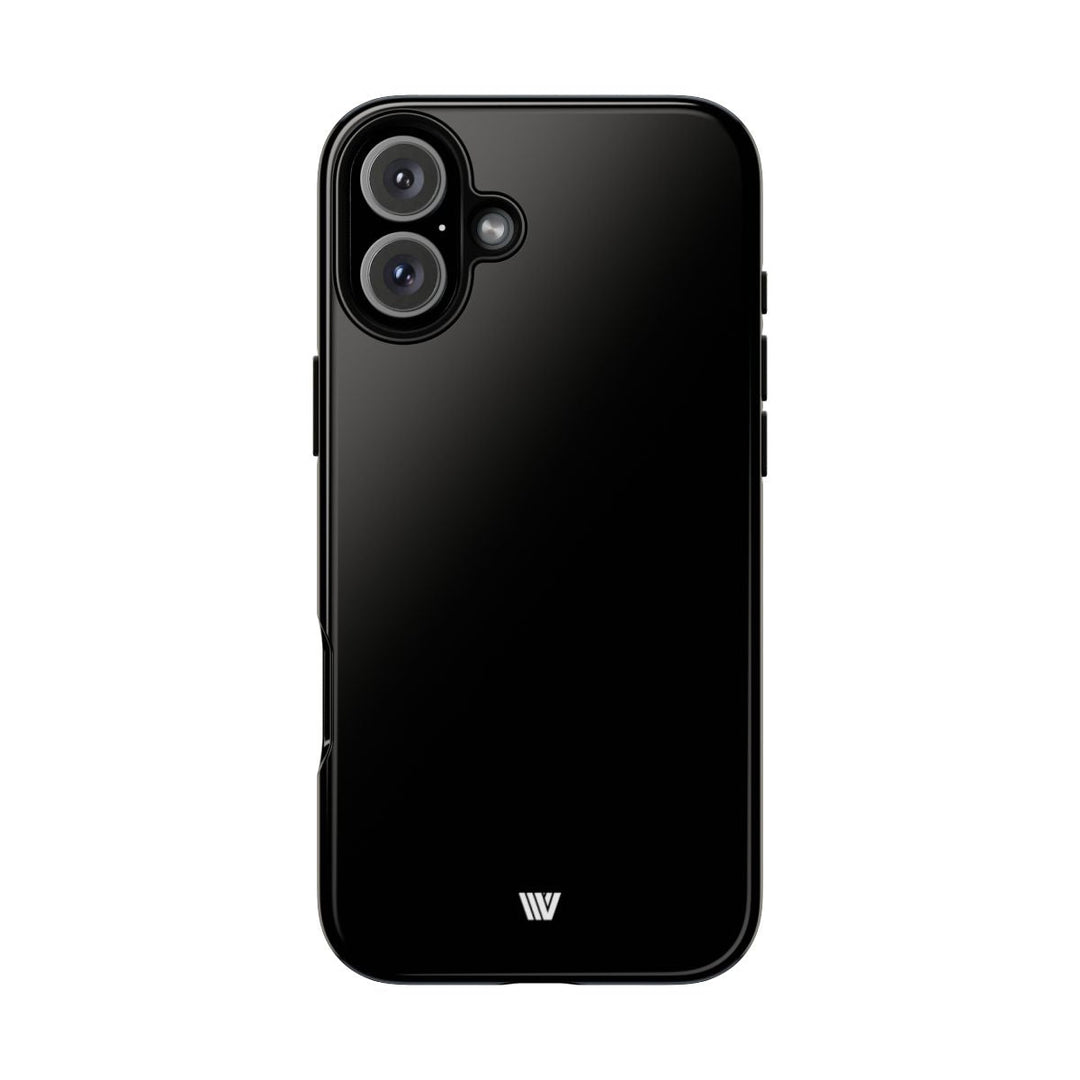 JET BLACK | Tough Phone Case