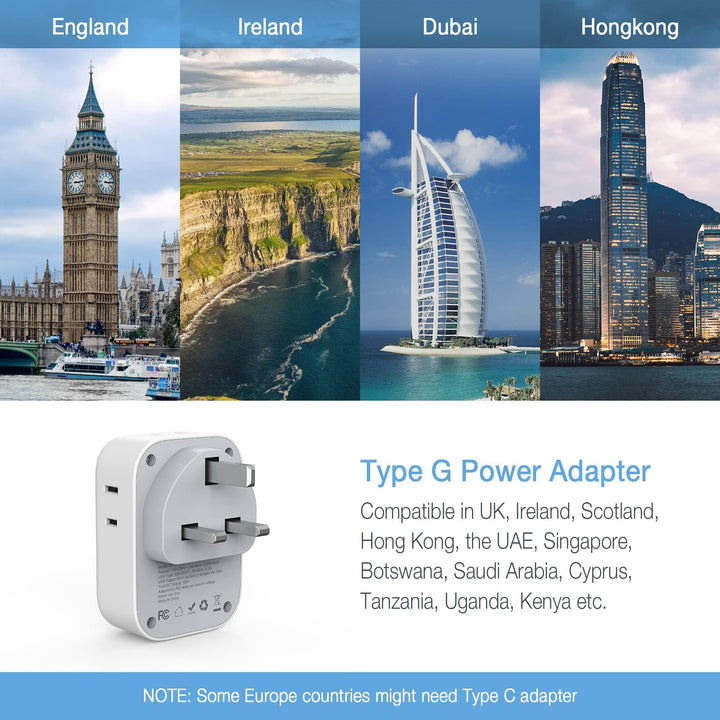 TESSAN Euro USB-C Travel Adapter Duo Pack - DOKUTRONIX