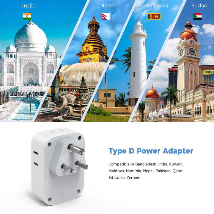 TESSAN Euro USB-C Travel Adapter Duo Pack - DOKUTRONIX
