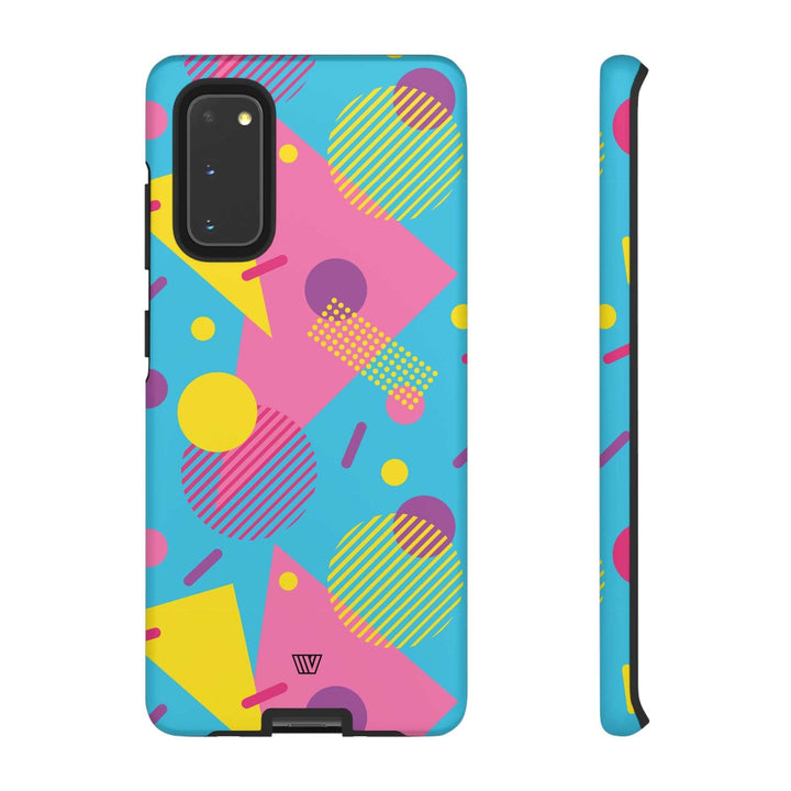 80s / 90s RETRO PATTERN LIGHT BLUE | Tough Phone Case
