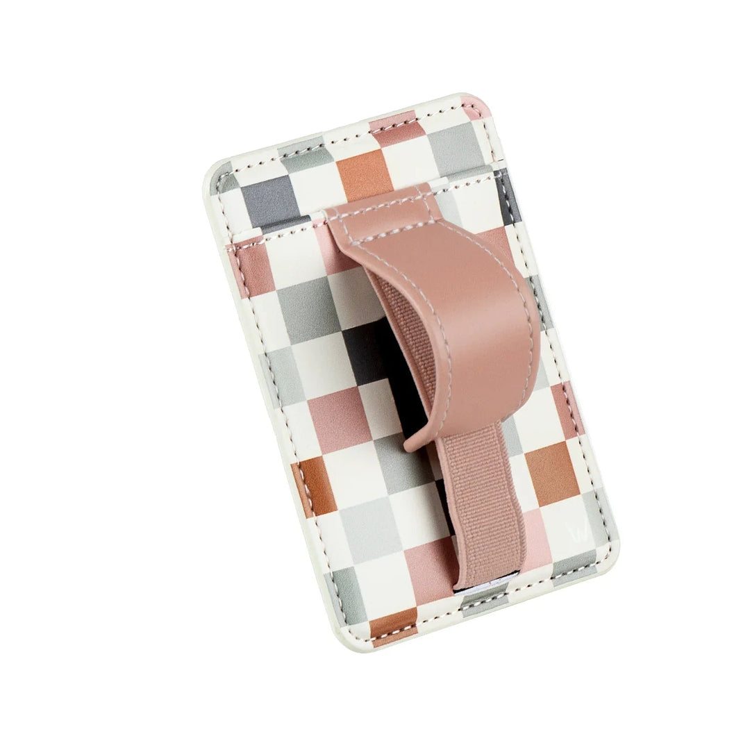 Coastal Check Magnetic Wallet