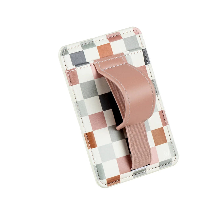 Coastal Check Magnetic Wallet