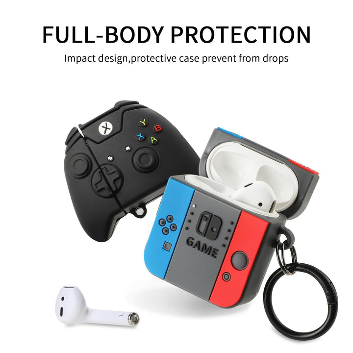 Game On: 3D Cartoon AirPods Case Duo - DOKUTRONIX