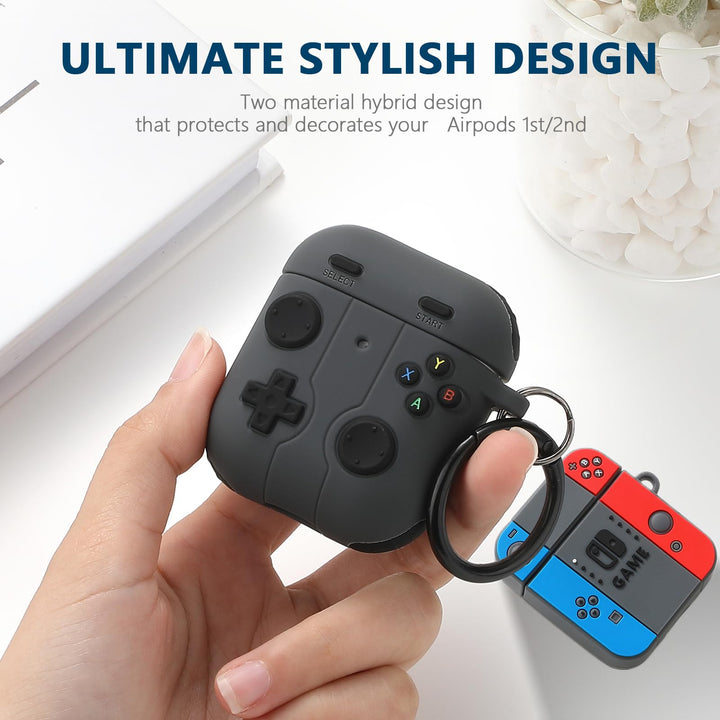 Game On: 3D Cartoon AirPods Case Duo - DOKUTRONIX