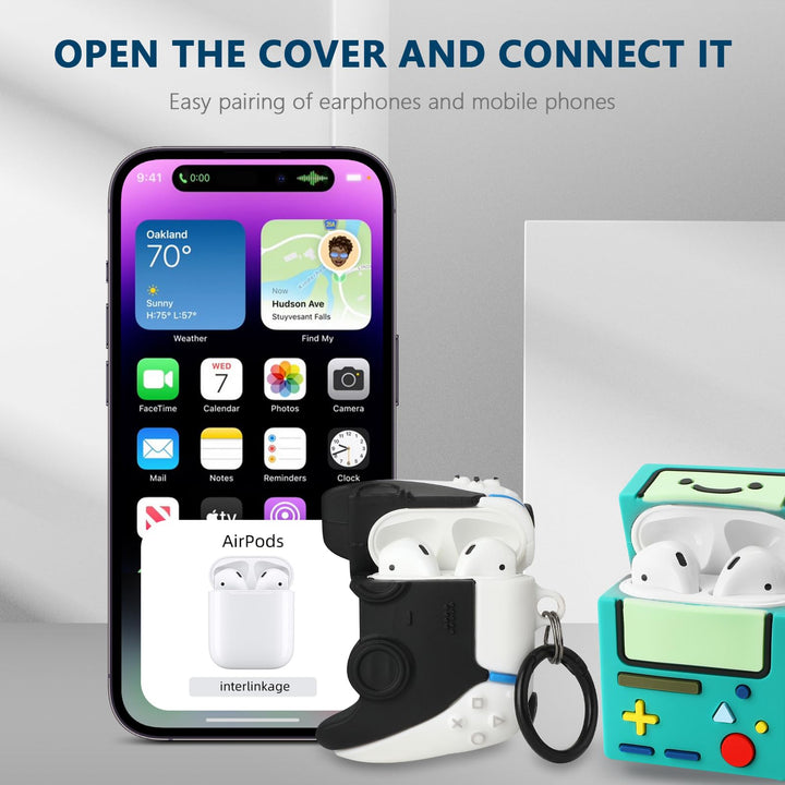 Game On: 3D Cartoon AirPods Case Duo - DOKUTRONIX