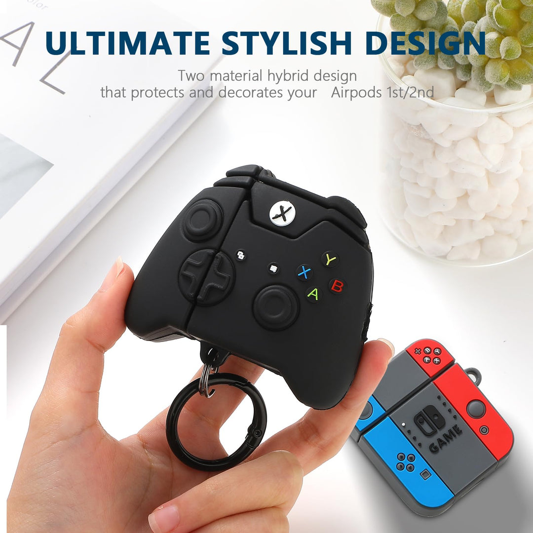 Game On: 3D Cartoon AirPods Case Duo - DOKUTRONIX