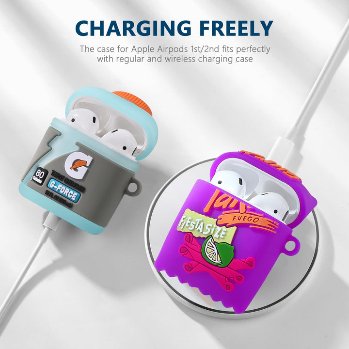 Game On: 3D Cartoon AirPods Case Duo - DOKUTRONIX