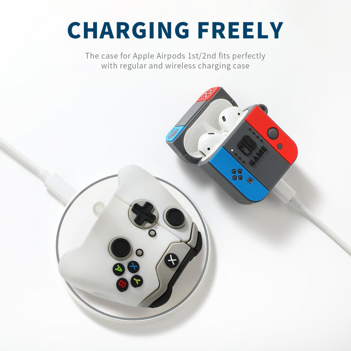 Game On: 3D Cartoon AirPods Case Duo - DOKUTRONIX