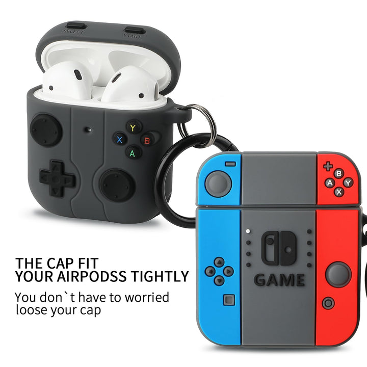 Game On: 3D Cartoon AirPods Case Duo - DOKUTRONIX