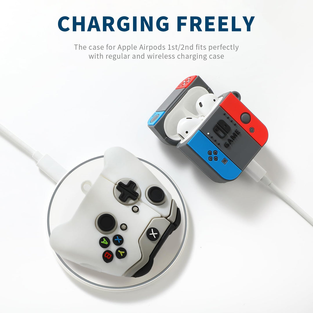 Game On: 3D Cartoon AirPods Case Duo - DOKUTRONIX