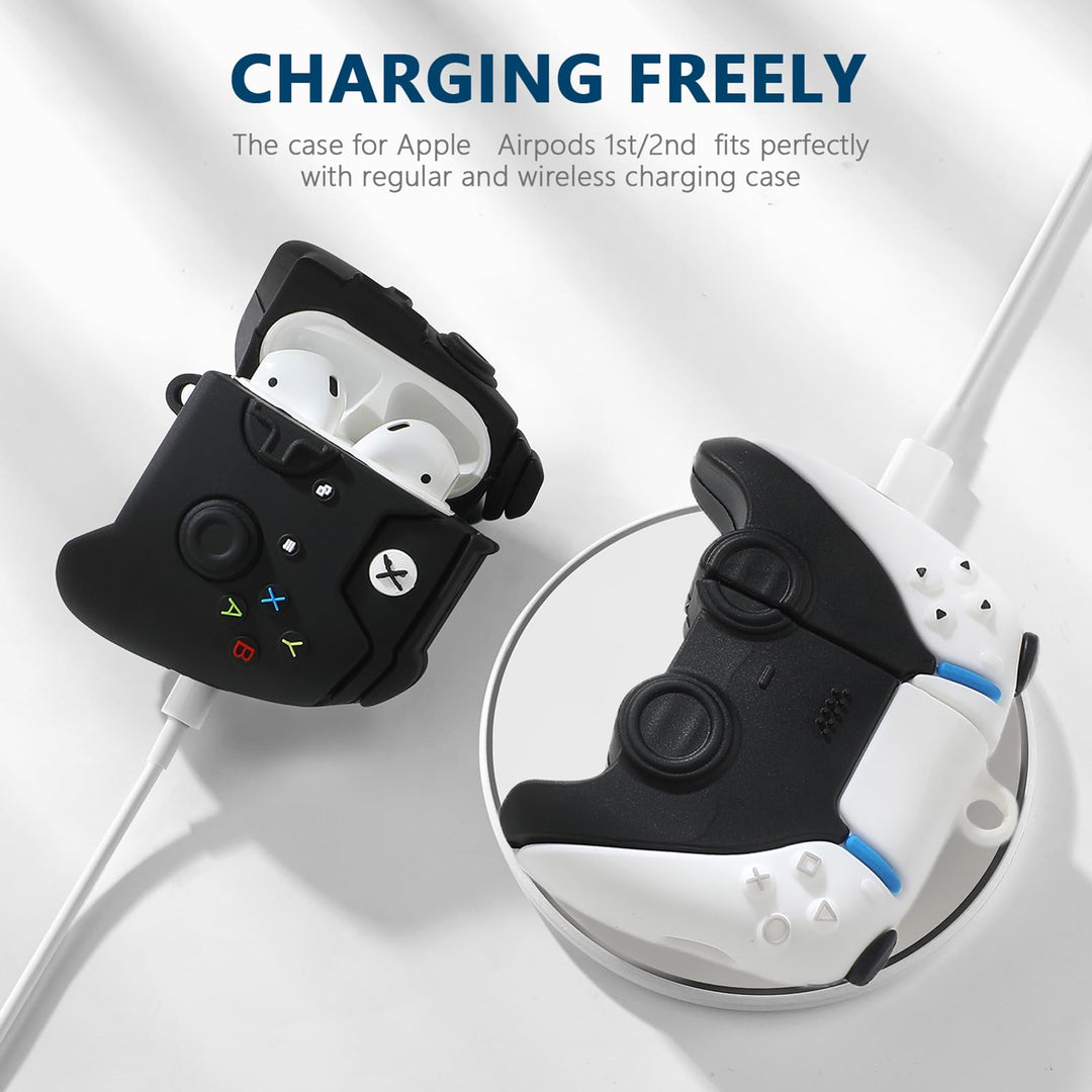 Game On: 3D Cartoon AirPods Case Duo - DOKUTRONIX