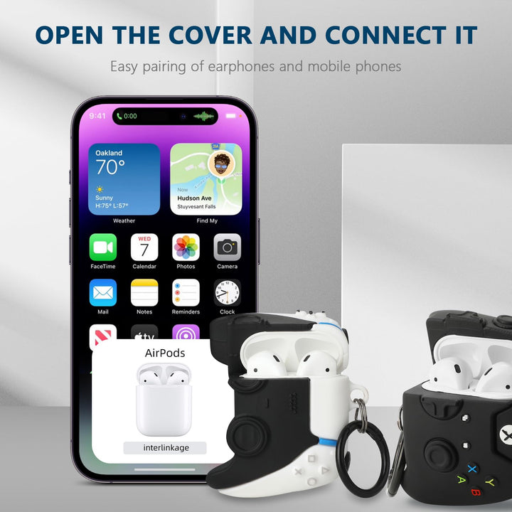 Game On: 3D Cartoon AirPods Case Duo - DOKUTRONIX