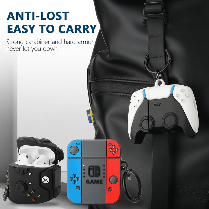 Game On: 3D Cartoon AirPods Case Duo - DOKUTRONIX