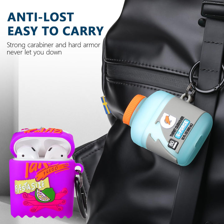 Game On: 3D Cartoon AirPods Case Duo - DOKUTRONIX