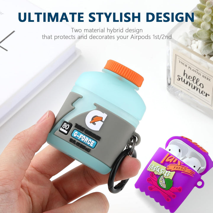 Game On: 3D Cartoon AirPods Case Duo - DOKUTRONIX