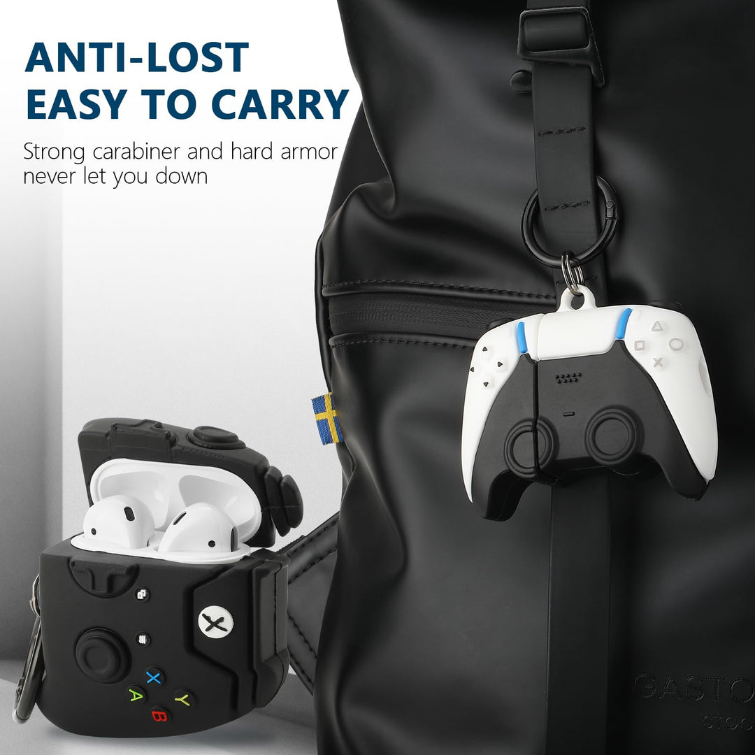 Game On: 3D Cartoon AirPods Case Duo - DOKUTRONIX