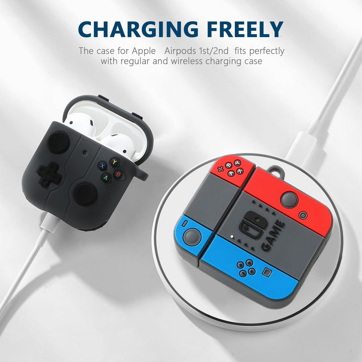 Game On: 3D Cartoon AirPods Case Duo - DOKUTRONIX