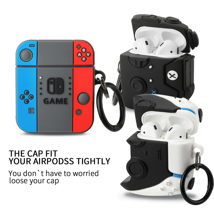 Game On: 3D Cartoon AirPods Case Duo - DOKUTRONIX