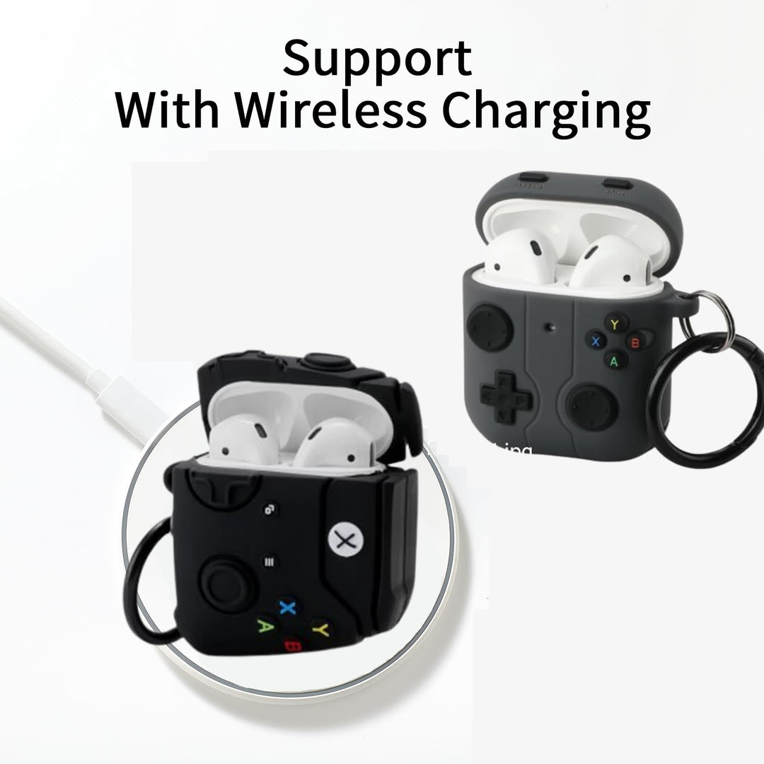 Game On: 3D Cartoon AirPods Case Duo - DOKUTRONIX