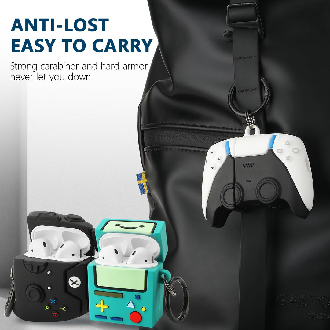 Game On: 3D Cartoon AirPods Case Duo - DOKUTRONIX